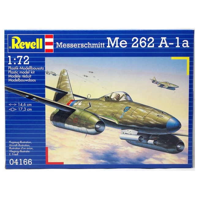 3D-пазли - Збірна модель літака Me 262 A1a Revell 1:72 (4166)