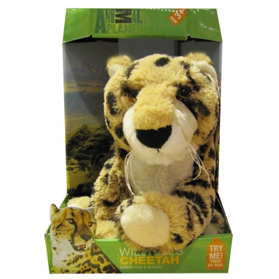 М'які тварини - Інтерактивна м’яка іграшка Гепард Animal Planet (АР86301)