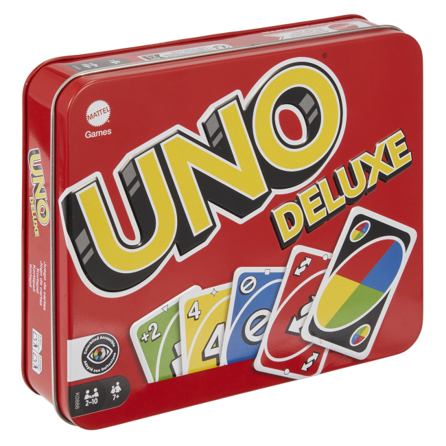 Уцененные игрушки - Уценка! Настольная игра Mattel Games Uno Делюкс (K0888)