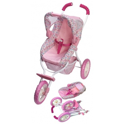 Транспорт і улюбленці - Триколісна прогулянкова коляска Джоггер для ляльки Baby Annabell (789179)