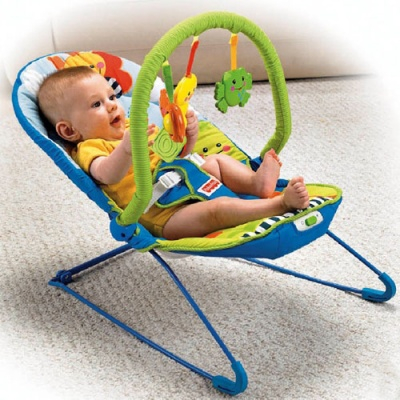 Кресла-качалки - Массажное кресло Первые друзья Fisher-Price (М7344)