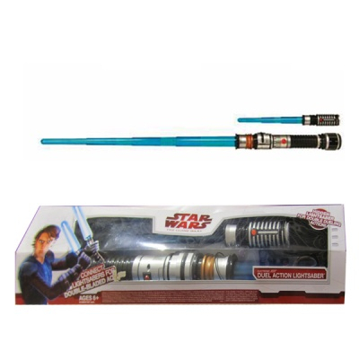 Аксессуары - Игрушечное оружие Двойной меч джедая Star Wars синий (91497)