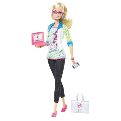 Ляльки - Лялька Программістка з ноутбуком Barbie (Т7173)