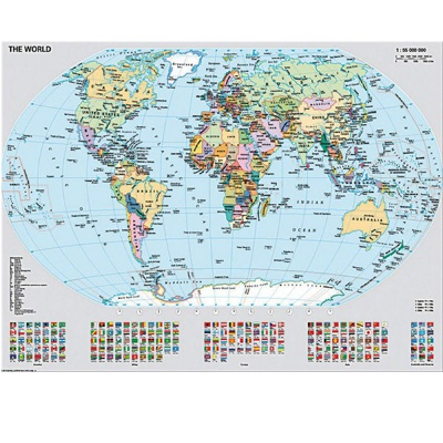Пазли - Пазл Політична карта світу Ravensburger 1000 елементів (15652 - Rb)