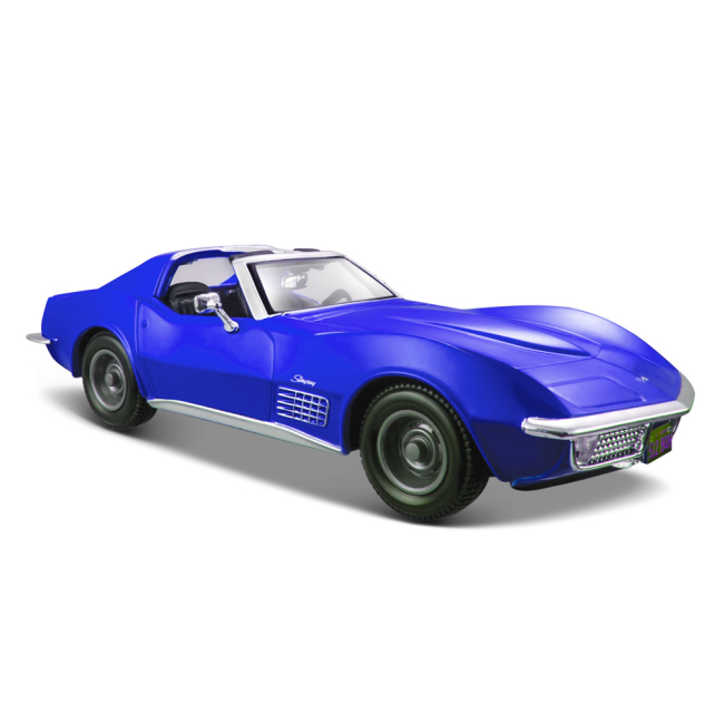Автомоделі - Автомодель Chevrolet Corvette 1970 синій (31202 blue)