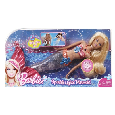 Ляльки - Лялька русалка Яскраві вогники Barbie в асортименті (V7046)