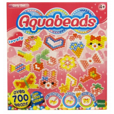 Набори для творчості - Набір для творчості з кольоровими намистинами Aqua Beads (7908) (07908)