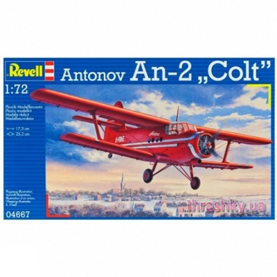 Конструкторы с уникальными деталями - Модель для сборки Самолет Antonov An-2 Colt Revell (4667)