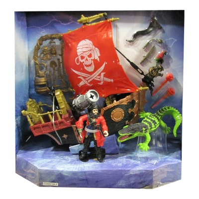 Фигурки человечков - Игровой набор серии Пираты Фрегат Chap Mei (505105)