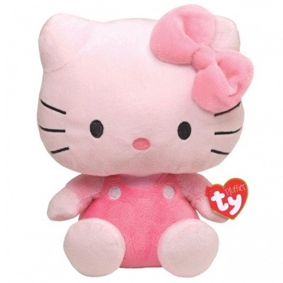 Персонажі мультфільмів - М'яка іграшка TY Hello Kitty (90116)