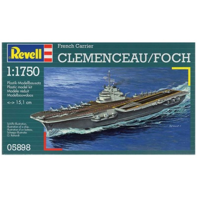 Конструктори з унікальними деталями - Модель для збірки Корабель French aircraft carrier Clemenceau R98 Франція 1955-1957 Revell (5898)