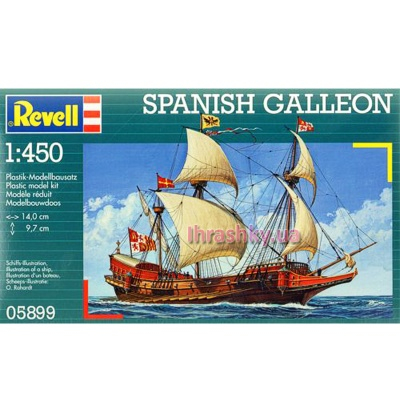 Конструкторы с уникальными деталями - Модель для сборки Испанский галеон Spanish Galeon Revell (5899)