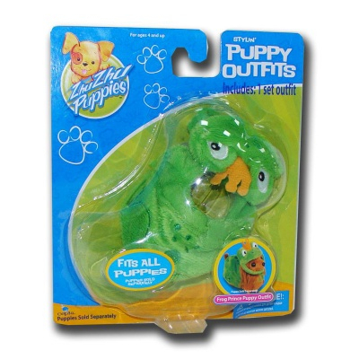 Аксесуари для фігурок - Одяг для цуценят Жаба Zhu Zhu Pets (81937)