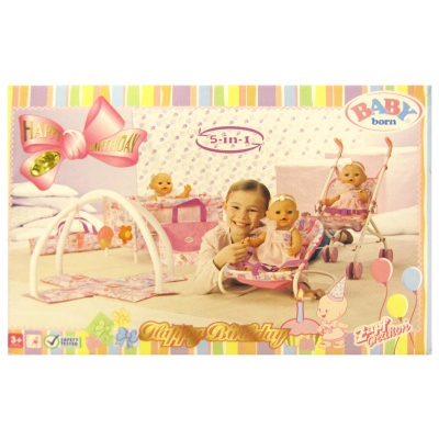Транспорт і улюбленці - Набір аксесуарів для ляльки з перших днів Baby Born (813935)
