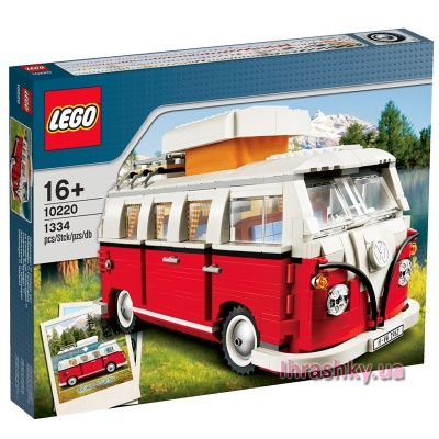 Конструктори LEGO - Конструктор Volkswagen T1 фургон-кемпер LEGO (10220)