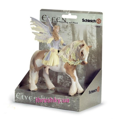 Фигурки животных - Игровая фигурка Фея-эльф Сара в желтом на лошади Schleich (70402)