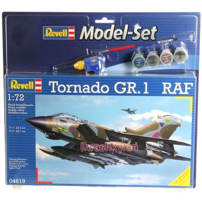 Конструктори з унікальними деталями - Модель для збірки Літак-винищувач Tornado GR.Mk.1 RAF Revell (64619)
