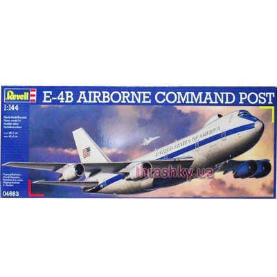 Конструкторы с уникальными деталями - Модель для сборки Самолет E-4B Airborne Command Post Revell (4663)