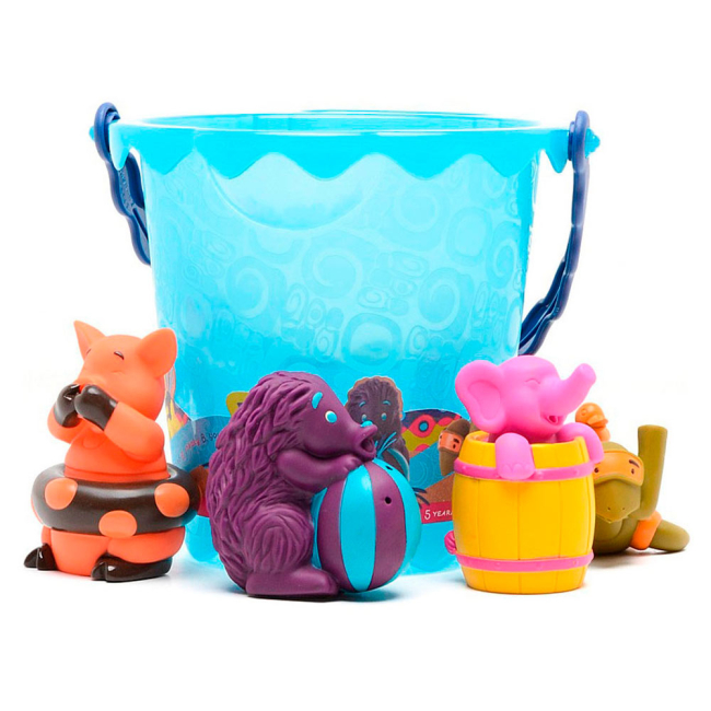 Іграшки для ванни - Ігровий набір для ванної Бризгунчікі - Веселунчікі Battat (BX1097)