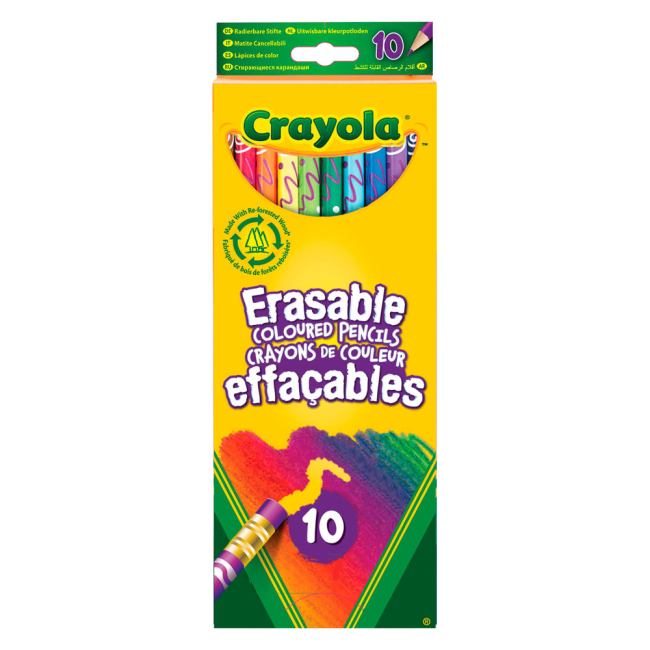 Канцтовари - Кольорові олівці Crayola 10 шт (3635)