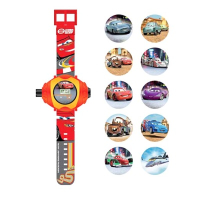 Годинники, ліхтарики - Годинники Тачки з проектором на 10 зображень CARS (САРРЖ13 / CARJ13) (296594)