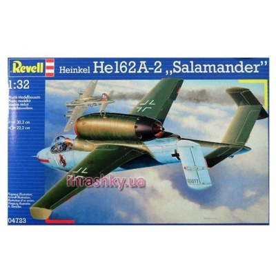 Конструкторы с уникальными деталями - Модель для сборки Самолет Heinkel He 162 Salamander Revell (4723)