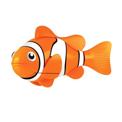 Фигурки животных - Интерактивная игрушка ZURU RoboFish Рыба клоун Оранжевая (2501 4) (2501-4)