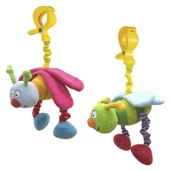 Підвіски, мобілі - Іграшка-підвіска на прищіпці Жужу Taf Toys в асортименті (10555)