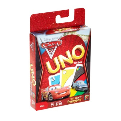 Настольные игры - Настольная игра Mattel Games UNO Тачки 2 (T8230) (Т8230)