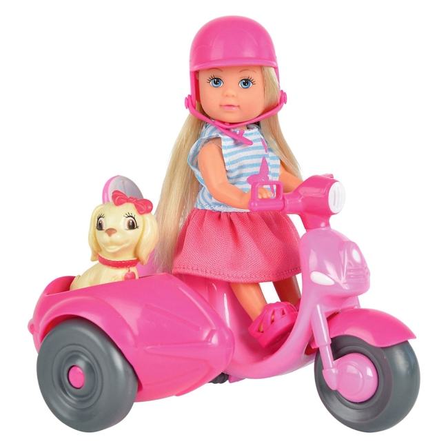 Ляльки - Лялька Steffi & Evi Love Прогулянка на скутері із собачкою (5736584)