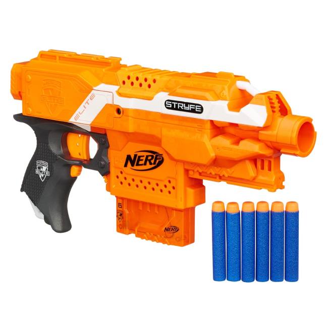 Помпова зброя - Бластер іграшковий Nerf Elite Страйф (A0200)