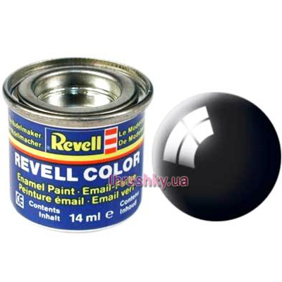 3D-пазлы - Краска Revell эмалевая черная глянцевая; 14 ml Revell (32107)