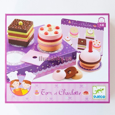 Детские кухни и бытовая техника - Деревянная игра Djeco Кондитерская Шарлотты и Тома (DJ06610)