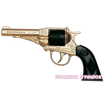 Стрілецька зброя - Іграшковий пістолет Edison Sterling Metall–Gold Western (0220 56) (0220.56)