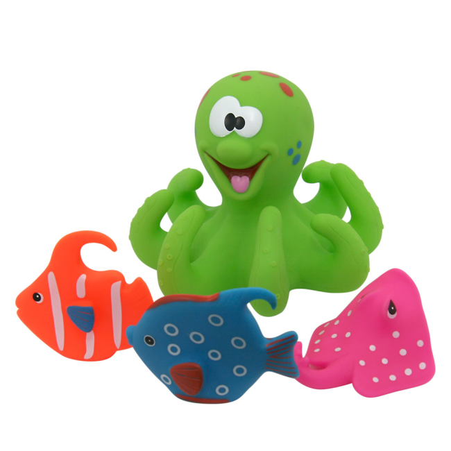 Іграшки для ванни - Набір іграшок для ванної Baby Team Підводний світ асортимент (9005)