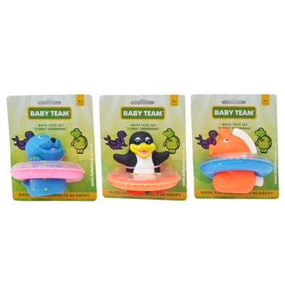 Іграшки для ванни - Набір Baby Team Кумедне купання в асортименті (9008)