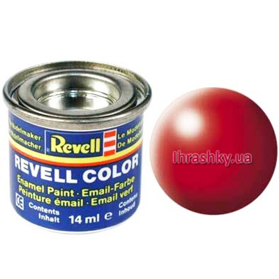 3D-пазли - Фарба шовковисто-матова Revell 14ml Огненно-червона (32330)