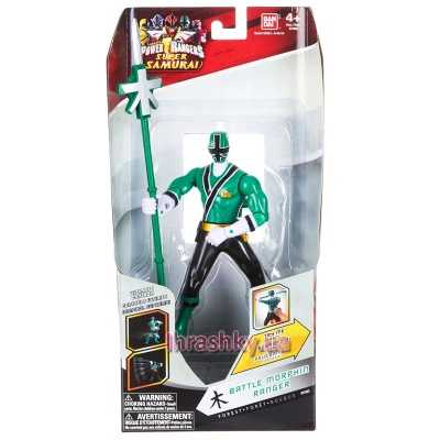 Фігурки персонажів - Фігурка з мечем Bandai Зелений рейнджер Power Rangers 16 см (31923)