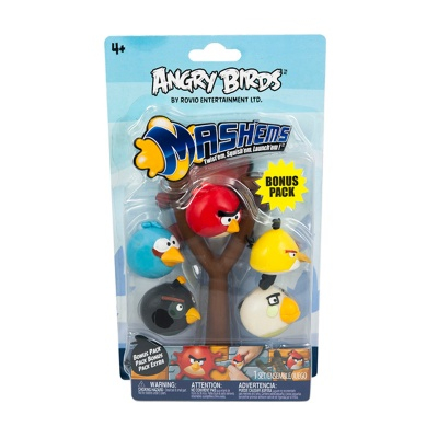 Спортивные активные игры - Игровой набор Рогатка с 5 машемсами Tech4Kids Angry Birds (50016)