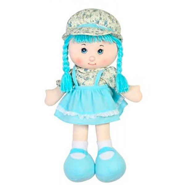 Ляльки - Лялька м'яконабивна з вишитим особою 36см Рожева (53514) (51514)