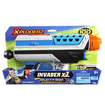 Помповое оружие - Бластер Xia-Xia X3 Invader Xploderz (46025)
