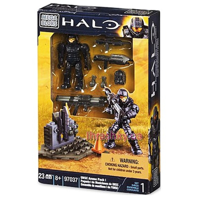 Блокові конструктори - Конструктор Солдат UNSC зі зброєю UNSC Ammo Pack I серії Halo (97037)
