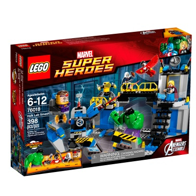Конструкторы LEGO - Конструктор Разгром лаборатории Халком LEGO Marvel Super Heroes (76018)