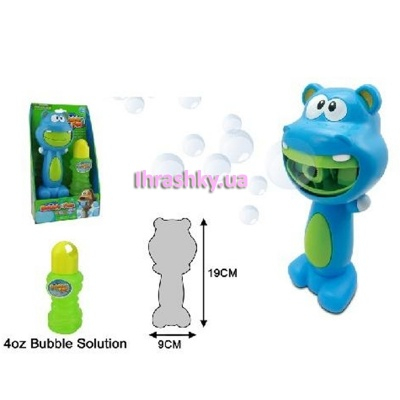 Мыльные пузыри - Игрушка мыльные пузыри Бегемот Bubble Fun (B0108)