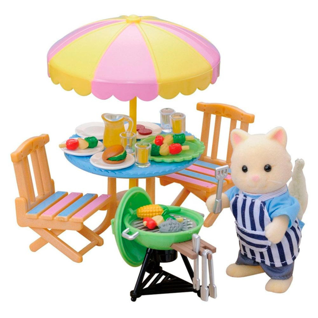 Фігурки тварин - Набір Барбекю в саду Sylvanian Families (2239)