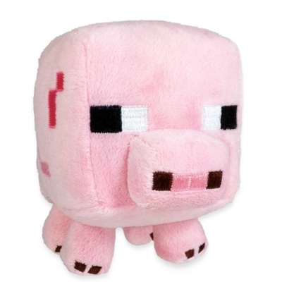 Персонажи мультфильмов - Мягкая игрушка Minecraft Baby Pig (16525-16526)
