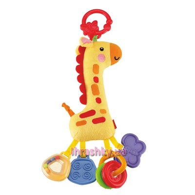 Погремушки, прорезыватели - Мягкая подвеска-погремушка Сафари Fisher-Price в ассортименте (CCG06)