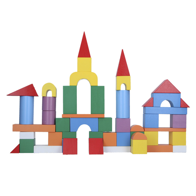 Розвивальні іграшки - Кубики Komarov TOYS  Будівельник максі 51 деталь (А 319)
