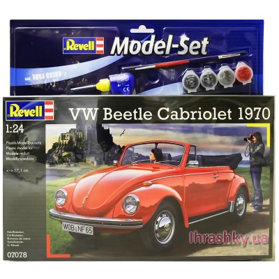 3D-пазли - Модель для збірки Автомобіль VW Beetle Carbriolet 1970 Revell (67078)