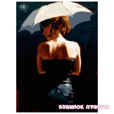 Товари для малювання - Малювання по номерам Дама під парасолькою ідейки (MG1007)